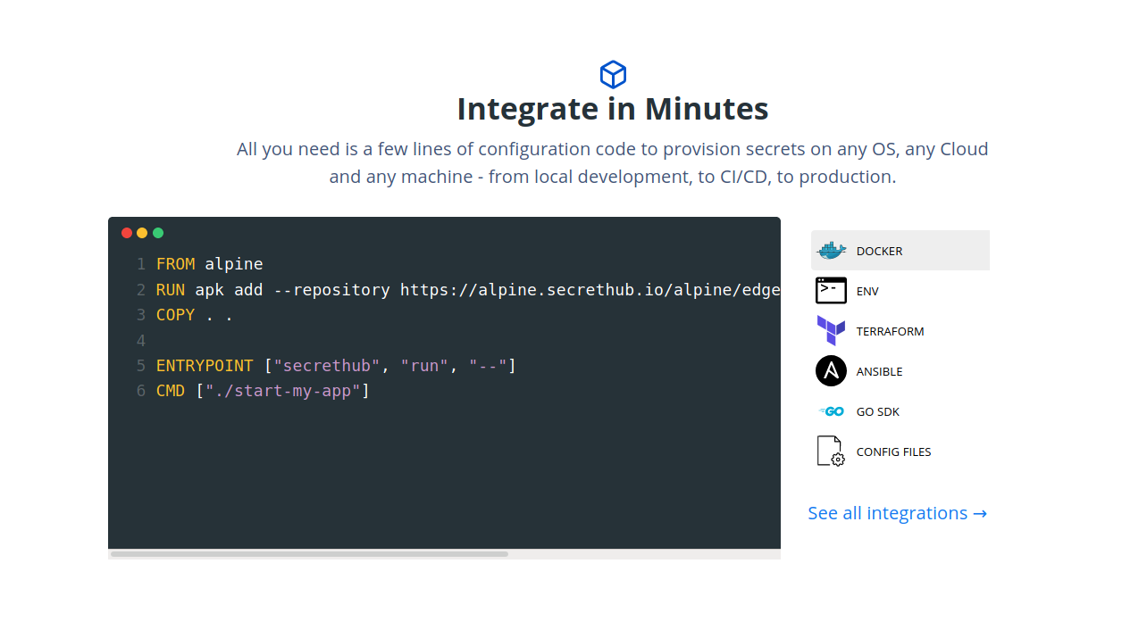 SecretHub gallery image