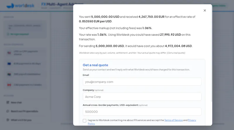 Worldesk AI FX Dealer screenshot 2