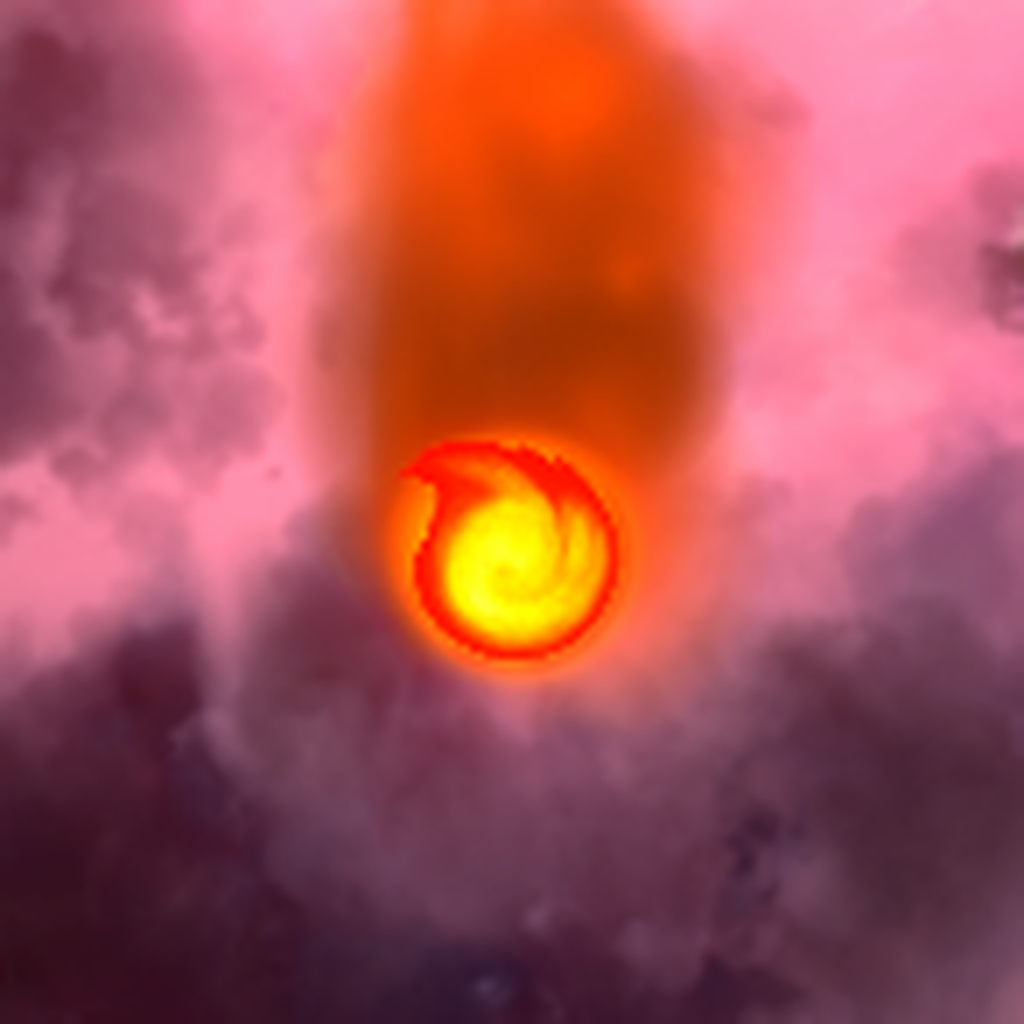 Météorite: boule de feu