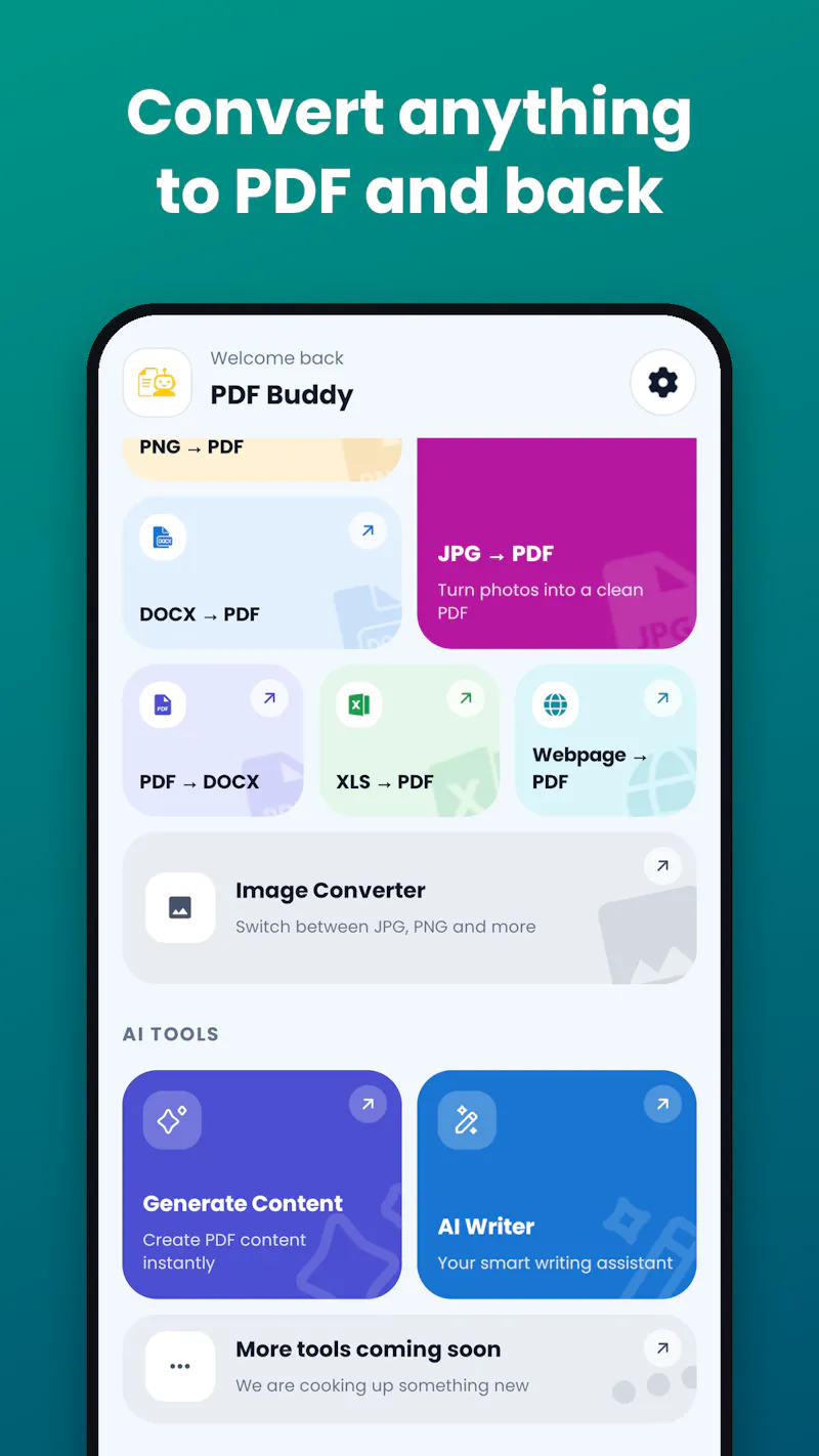 PDF Buddy: PDF Converter & AI screenshot 2