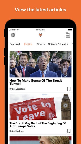 FiveThirtyEight App gallery image