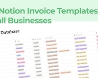 Invoice Templates for Notion.so media 1