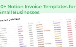 Invoice Templates for Notion.so media 1