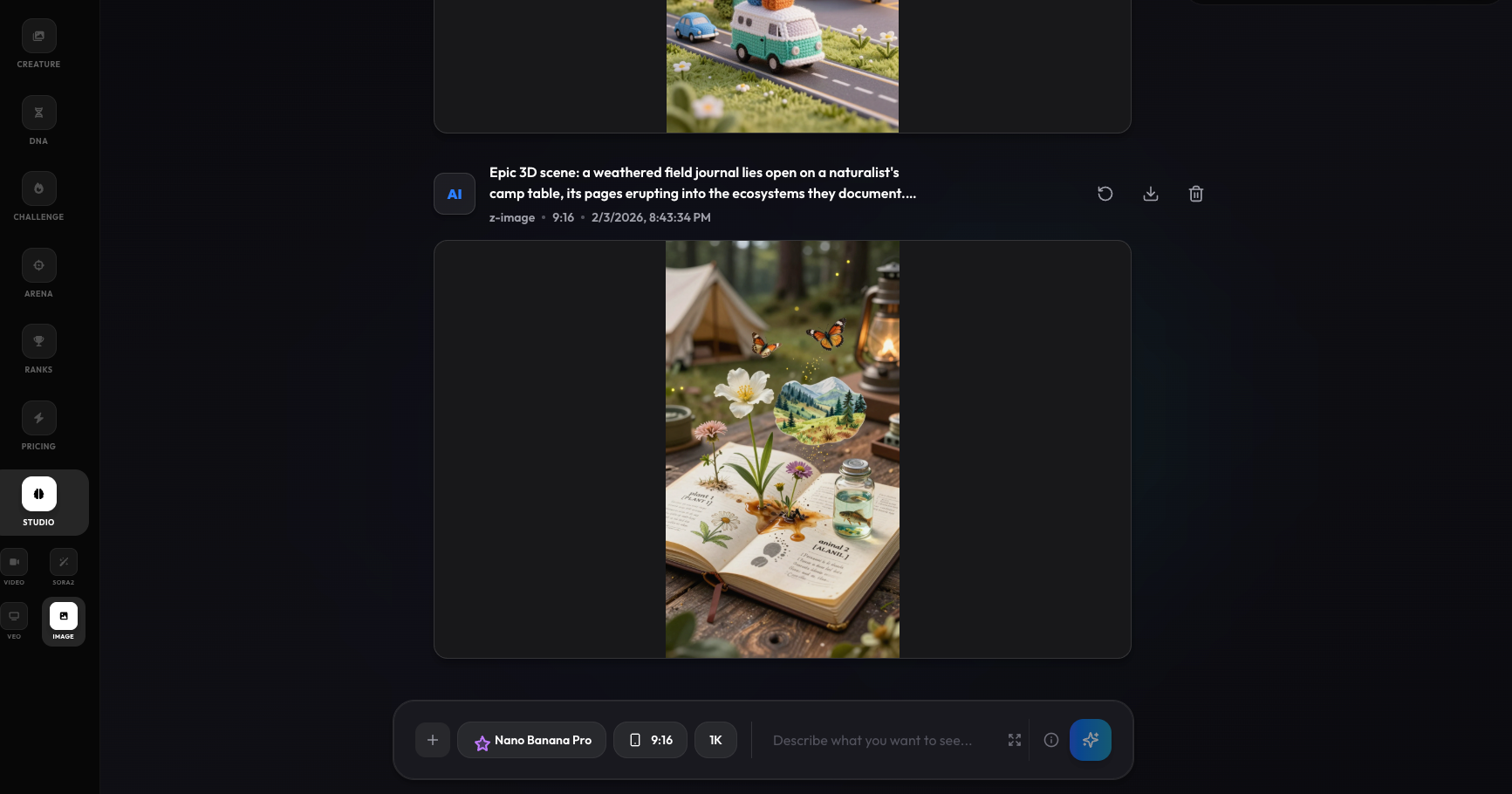 VibeCreature - Screenshot 2 showing product features and functionality