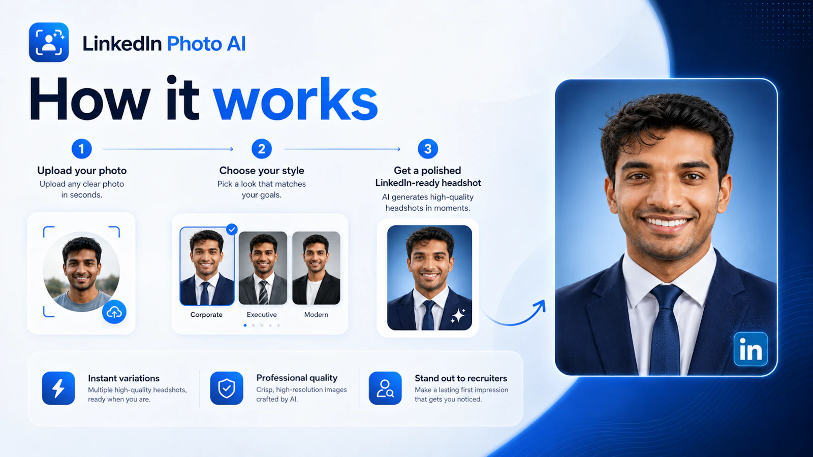 linkedin photo AI screenshot 3