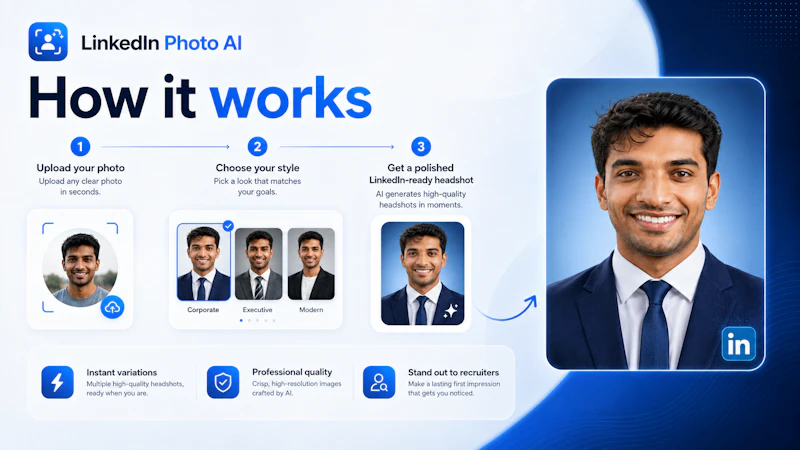 linkedin photo AI screenshot 3