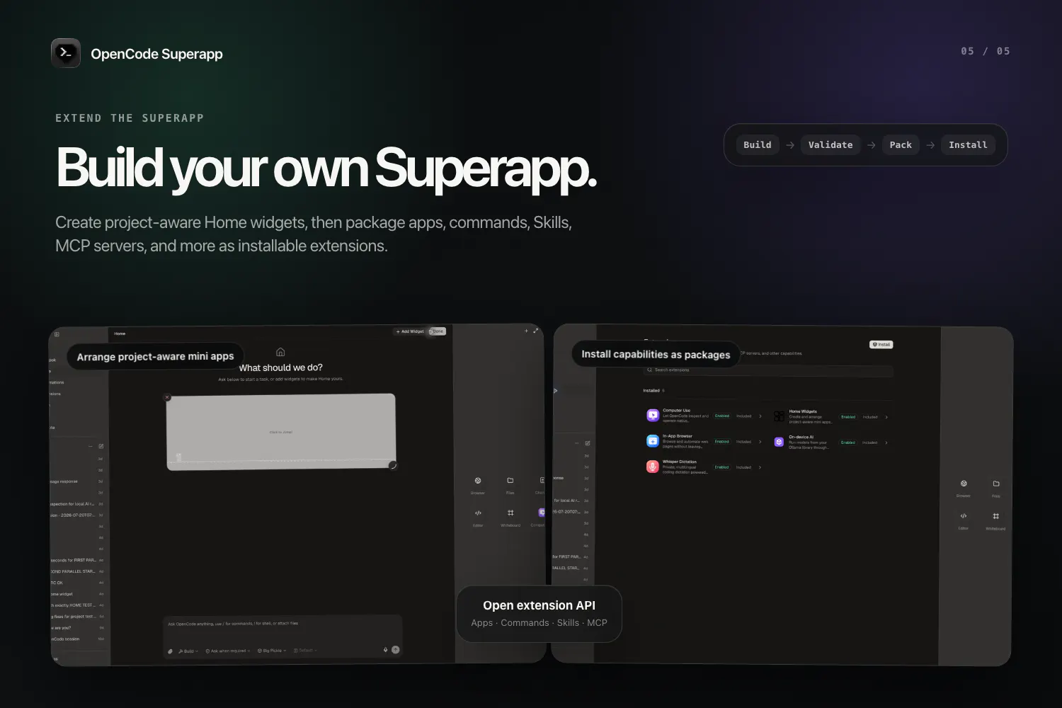 OpenCode Superapp gallery image