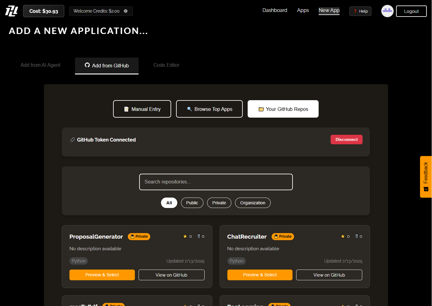 AI-aangedreven app-implementatie in één klik - Implementeer uw app in seconden van GitHub, geen devOps nodig media 3