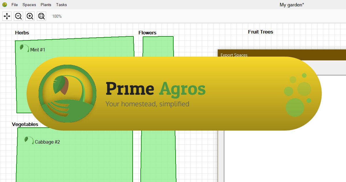 Agros - Main screenshot showing features and interface