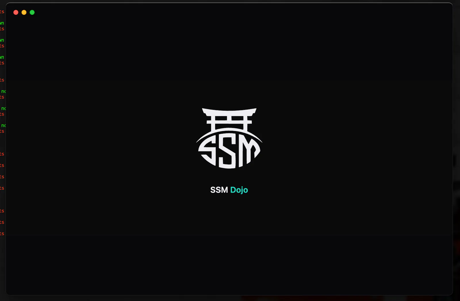 SSM Dojo screenshot 3