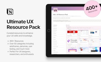 400+ Ultimate UX Resource Pack gallery image