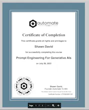 Prompt Engineering For Generative AIs gallery image