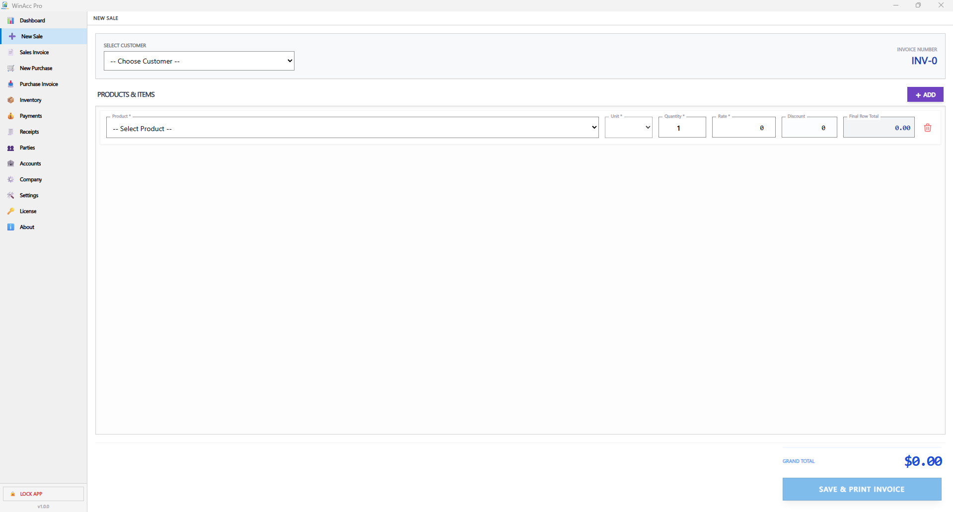 WinAcc Pro - Screenshot 3 showing product features and functionality