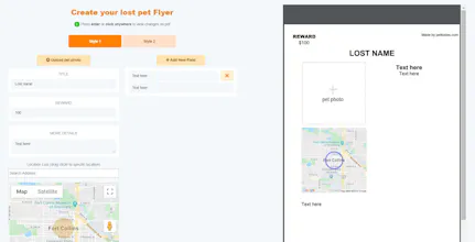 My Lost Pet Flyer gallery image