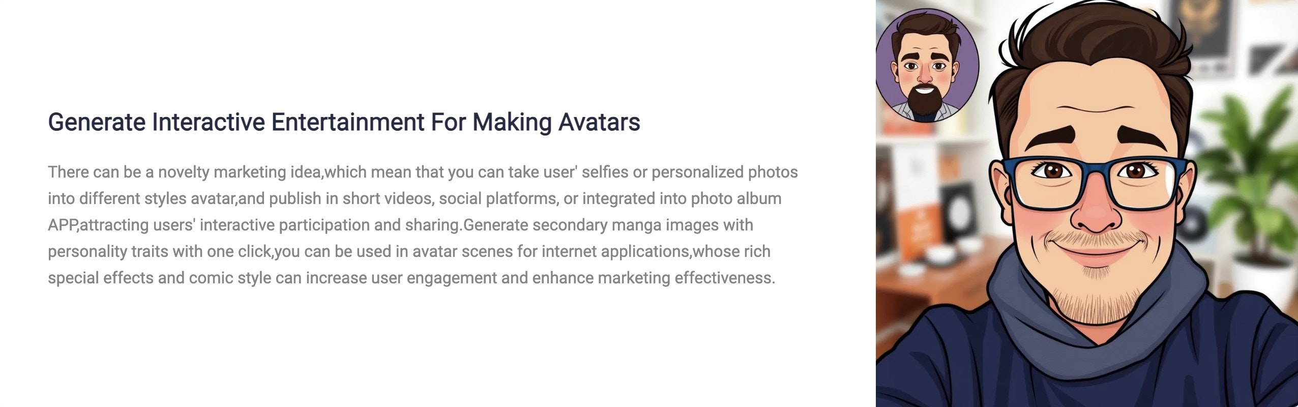 Mídia 6 de Fabricante de avatar ai - crie avatares com ai