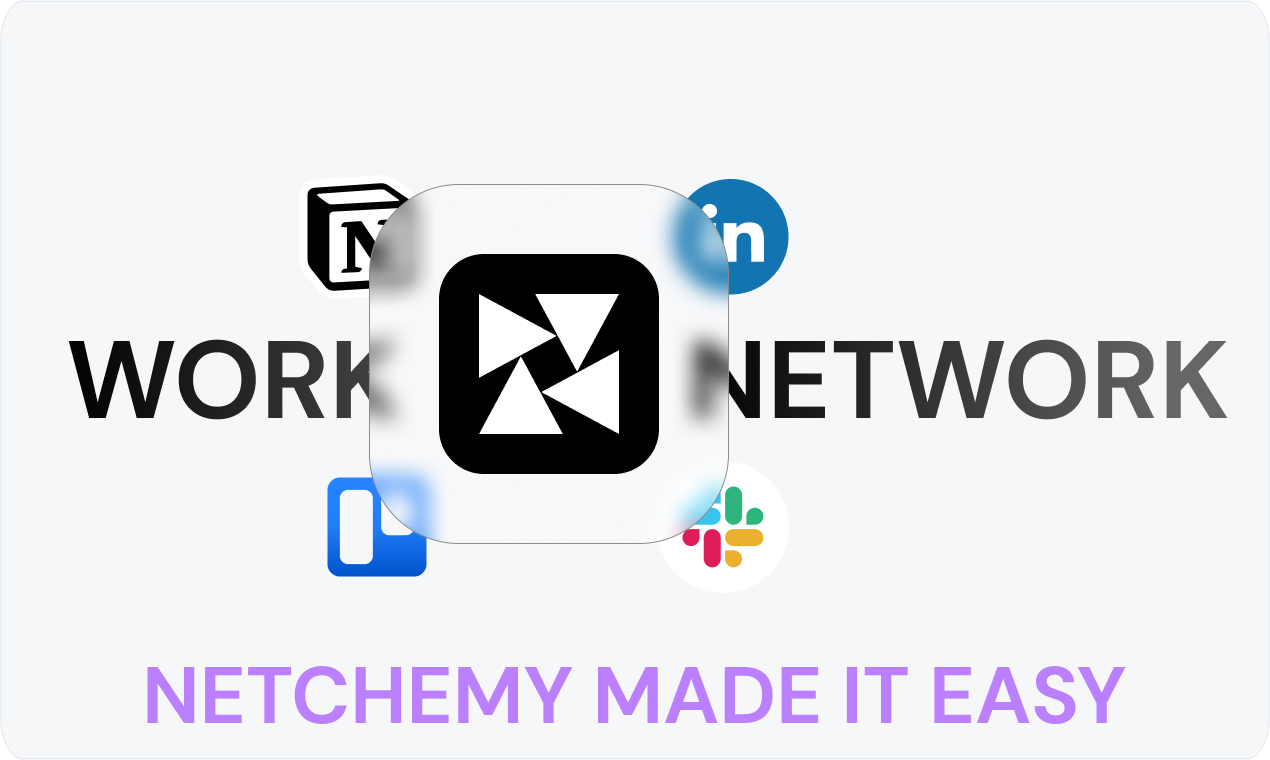 Netchemy - A tool for you to work & network. media 1