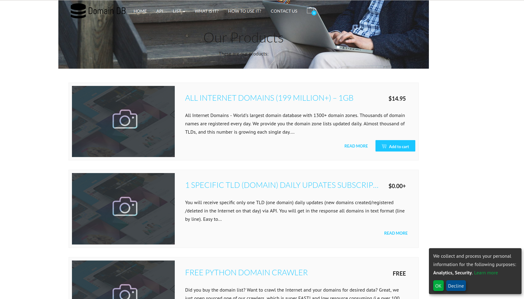 Biggest Internet Domains Database gallery image