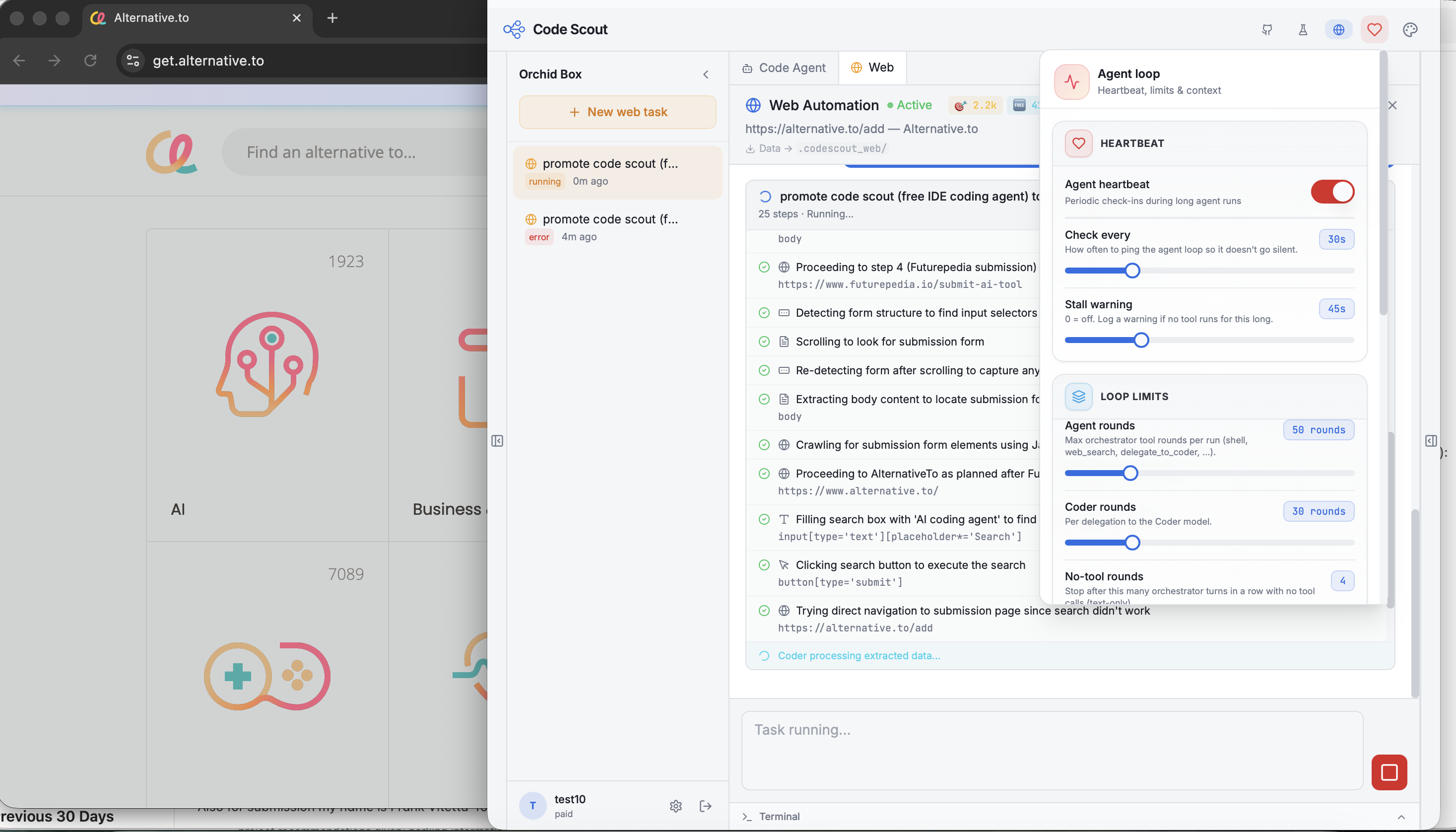 Code Scout – Free Local AI Coding Agent gallery image
