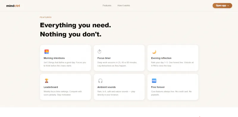MindCtrl screenshot 2