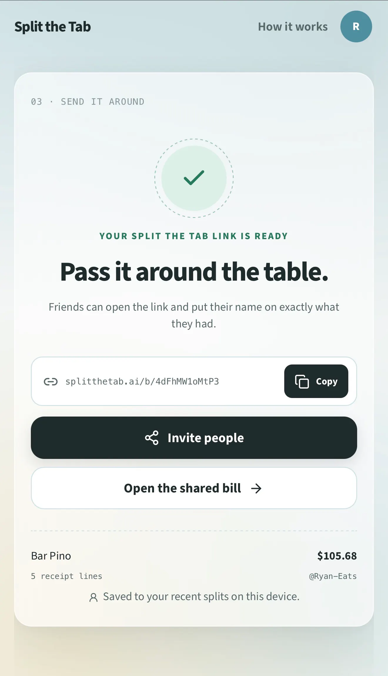 Split the Tab gallery image