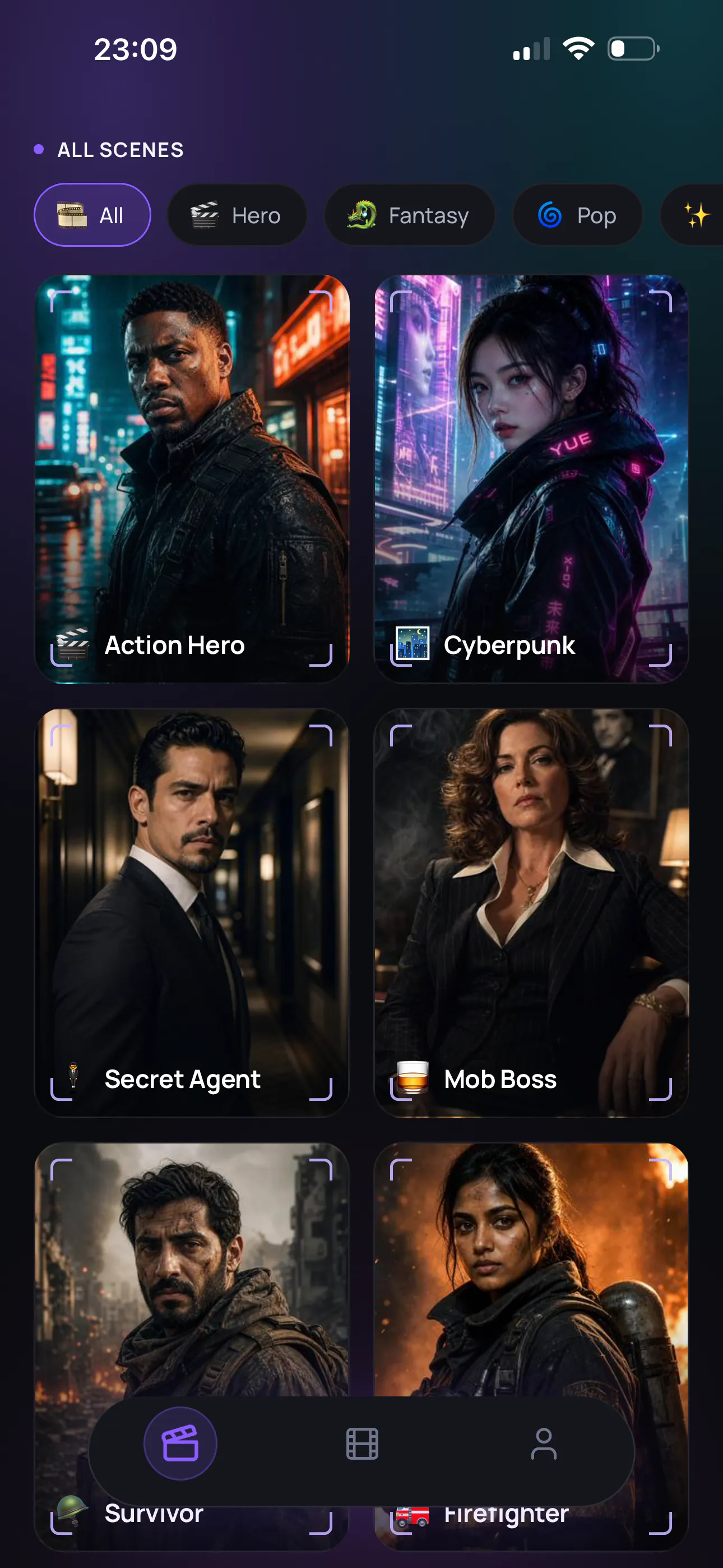 Framewake: AI Character Portraits 截图 3