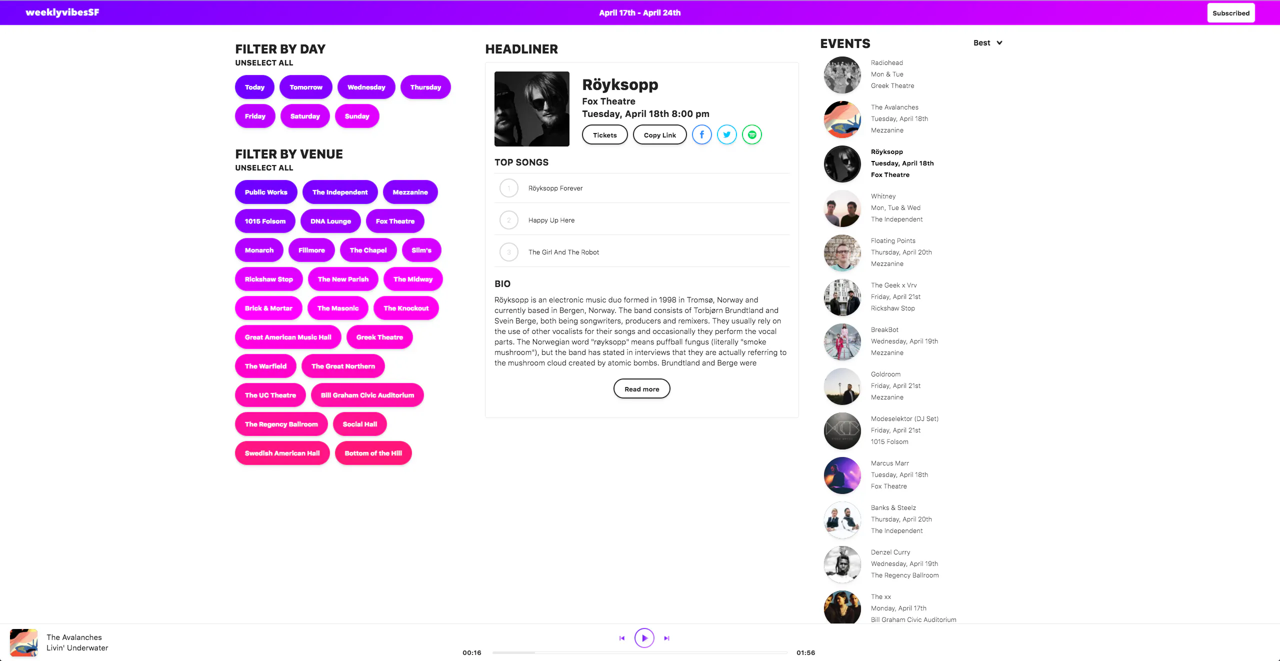 Weeklyvibes