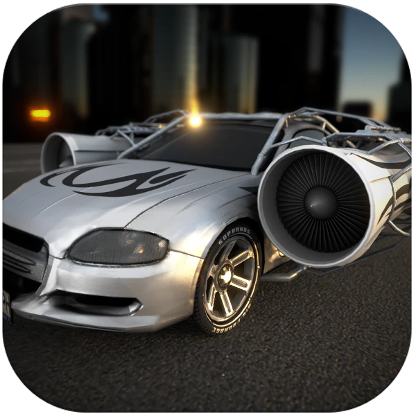 Jet Car - Extreme Jumping