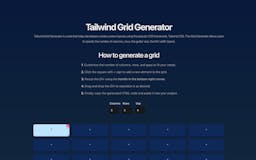 Tailwind Grid Generator media 1