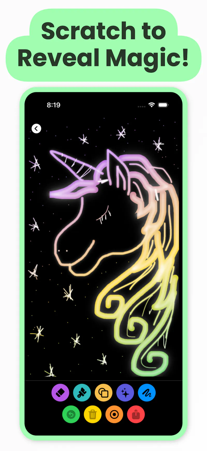 Doodle It - Scratch Art Paper screenshot 2