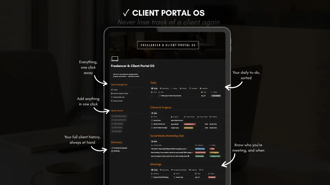 Freelancer Business OS Bundle gallery image