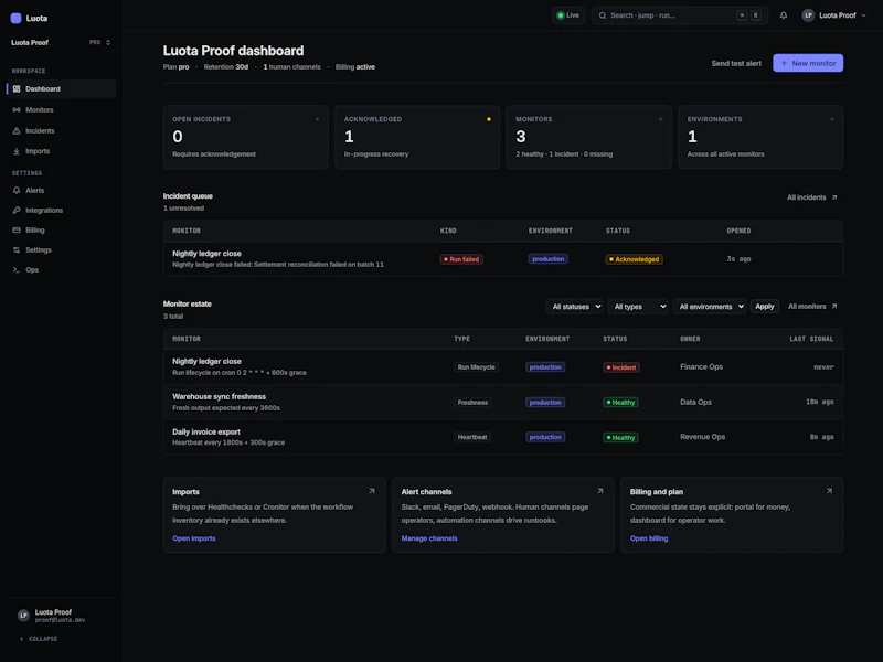 Luota screenshot 1