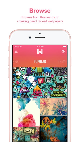 Wallz iOS and Android App App gallery image