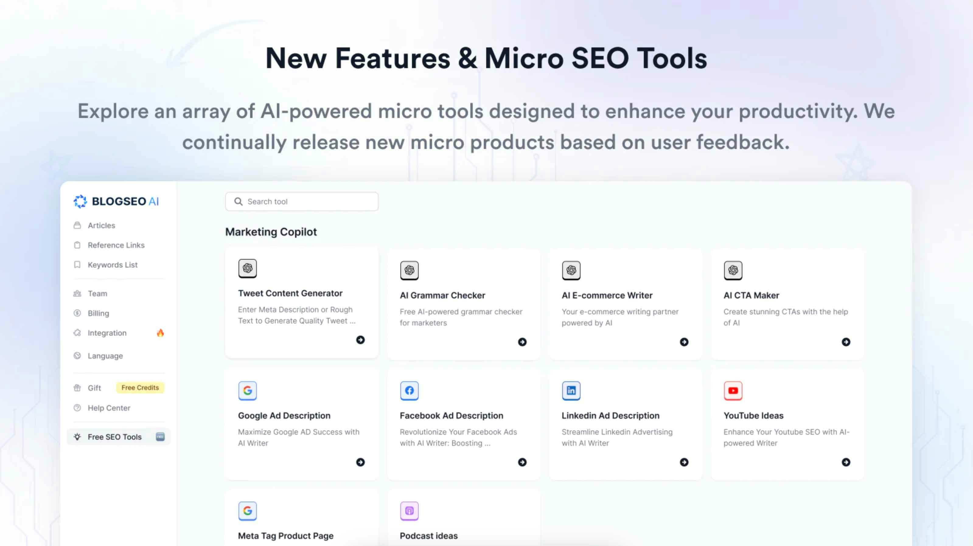Blogseo AI для Shopify - Позвольте AI генерировать SEO-готовые статьи на основе ваших продуктов медиа 9