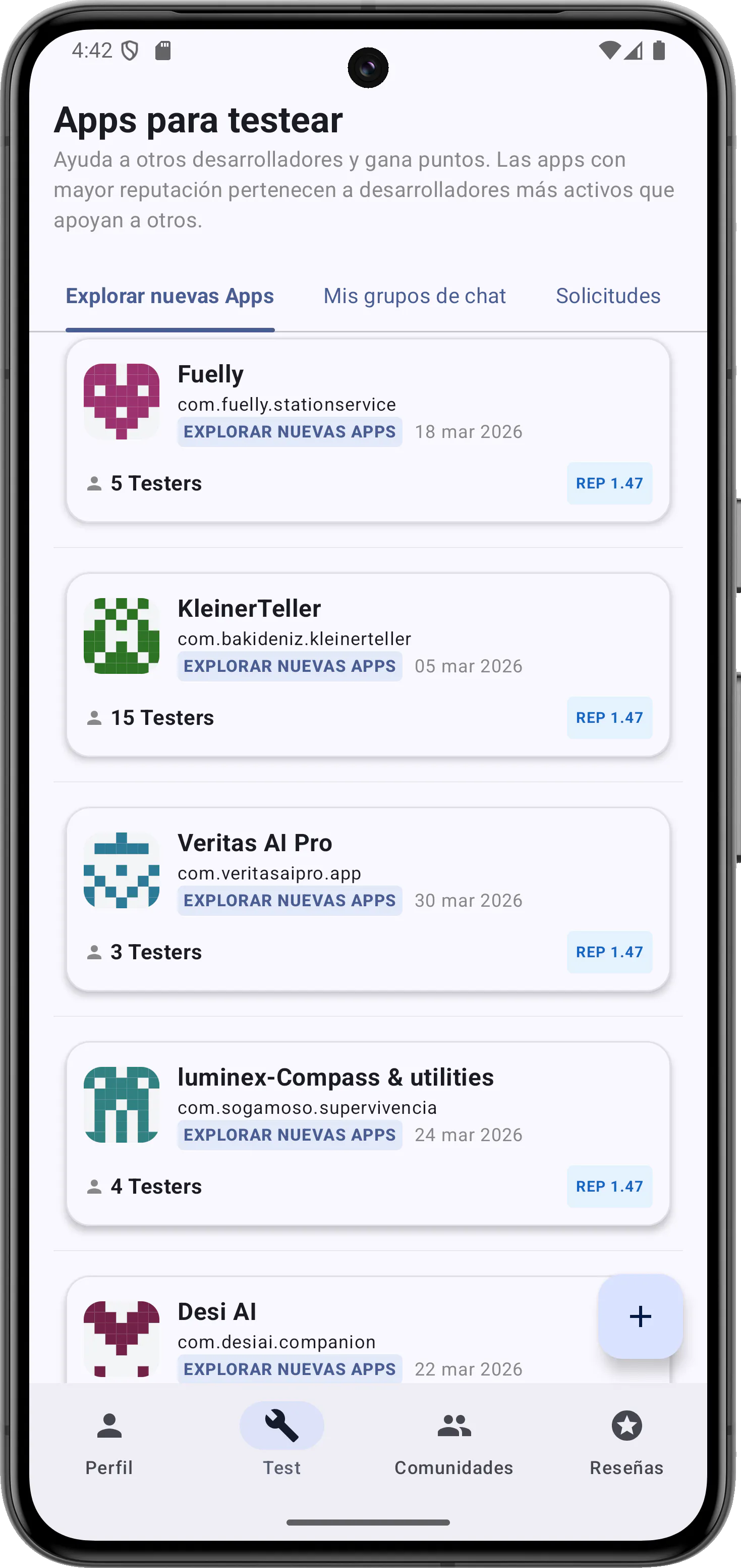 TesterApp: Pruebas Cerradas gallery image