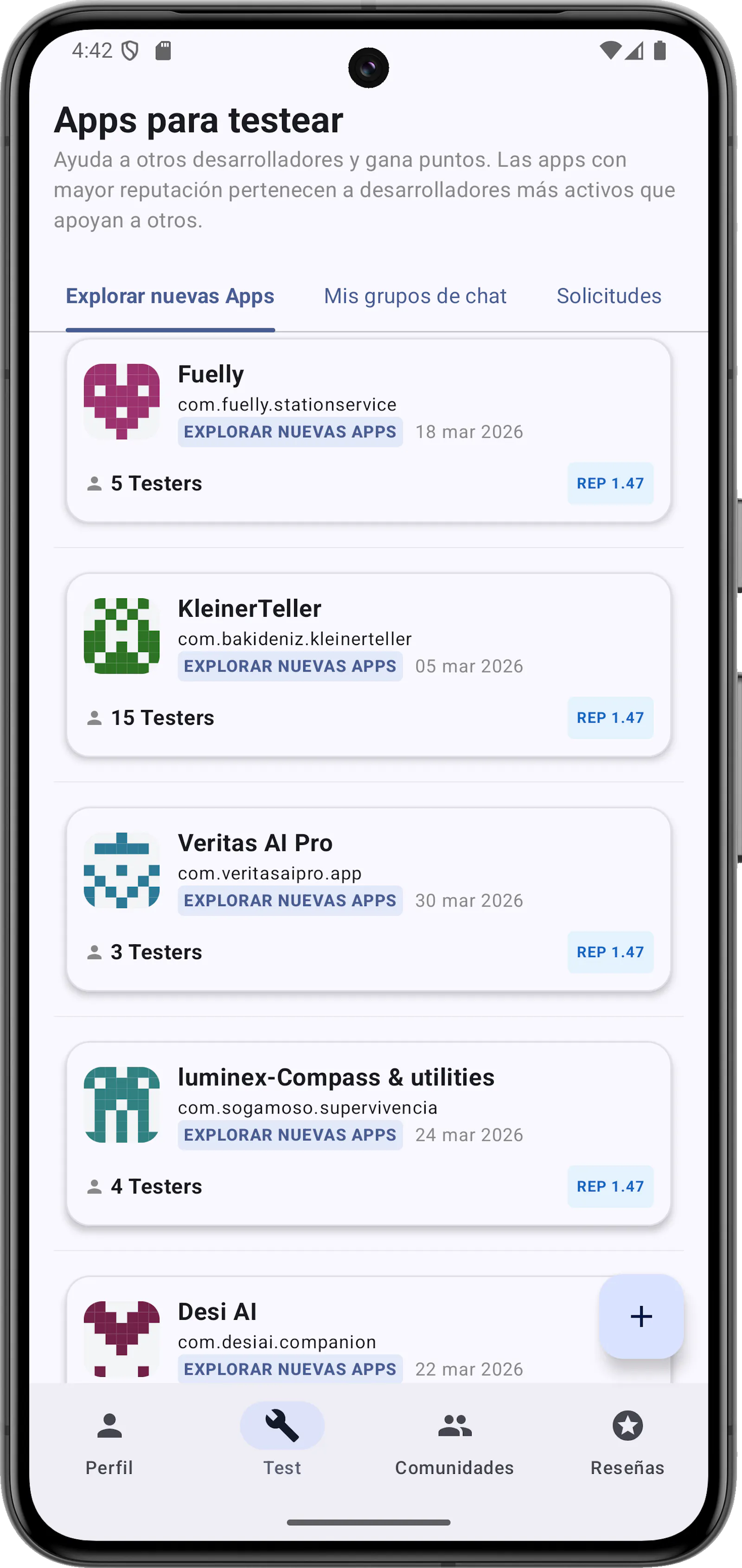 TesterApp: Pruebas Cerradas screenshot 5