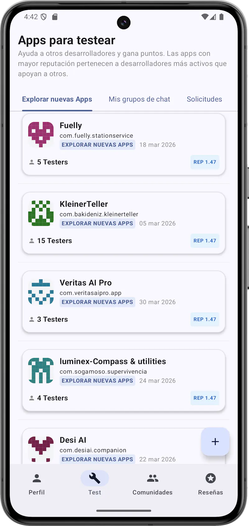 TesterApp: Pruebas Cerradas screenshot 5
