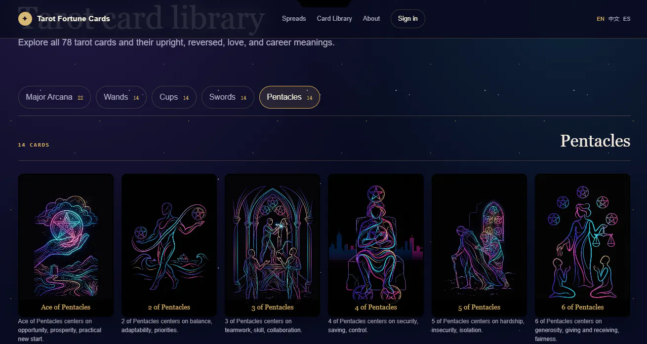 Tarot Fortune Cards gallery image