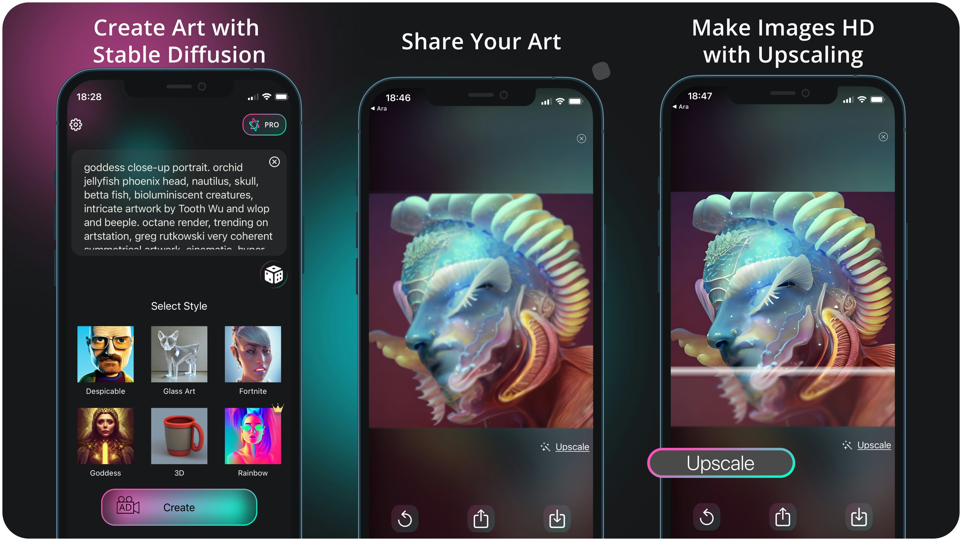 iPhone用のAIアートジェネレーターメディア4