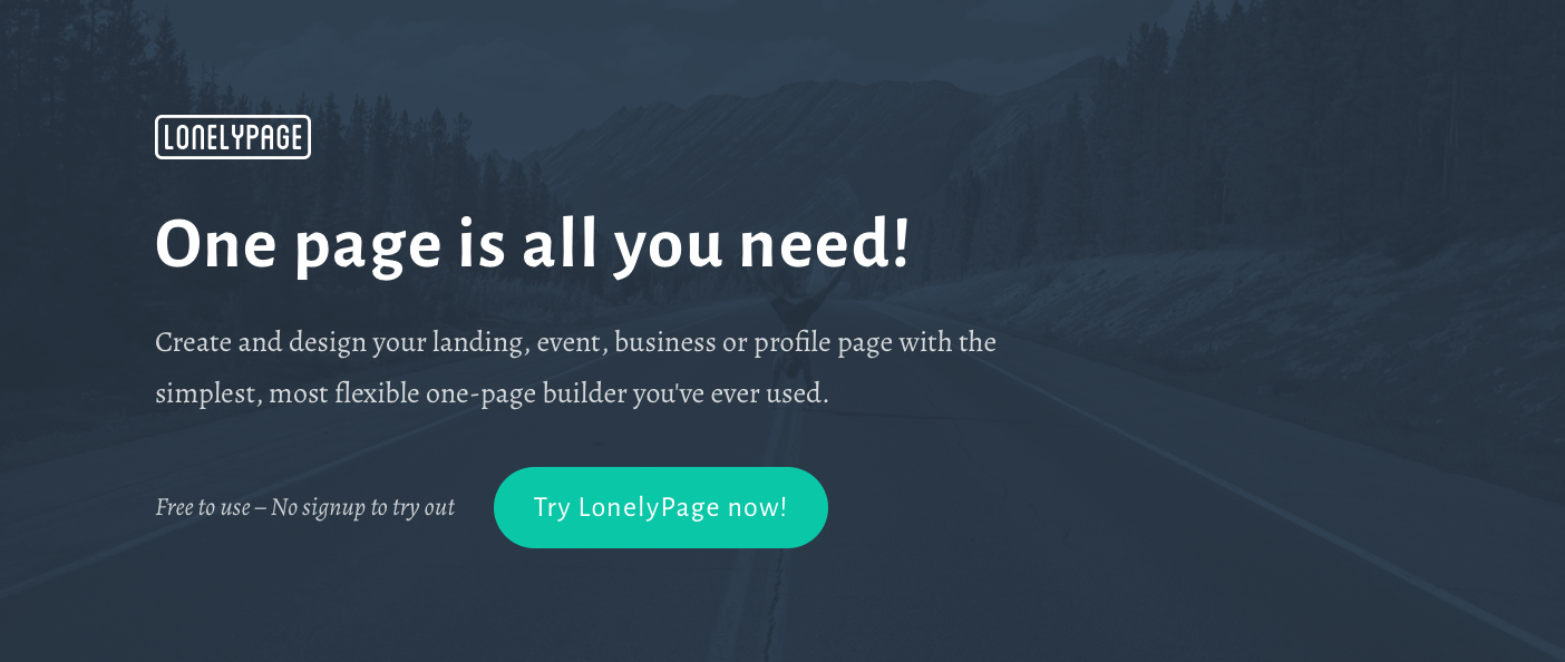 LonelyPage gallery image