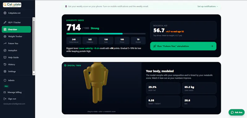 Calqulate.NET screenshot 2