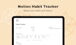 Habits Tracker Template Notion image