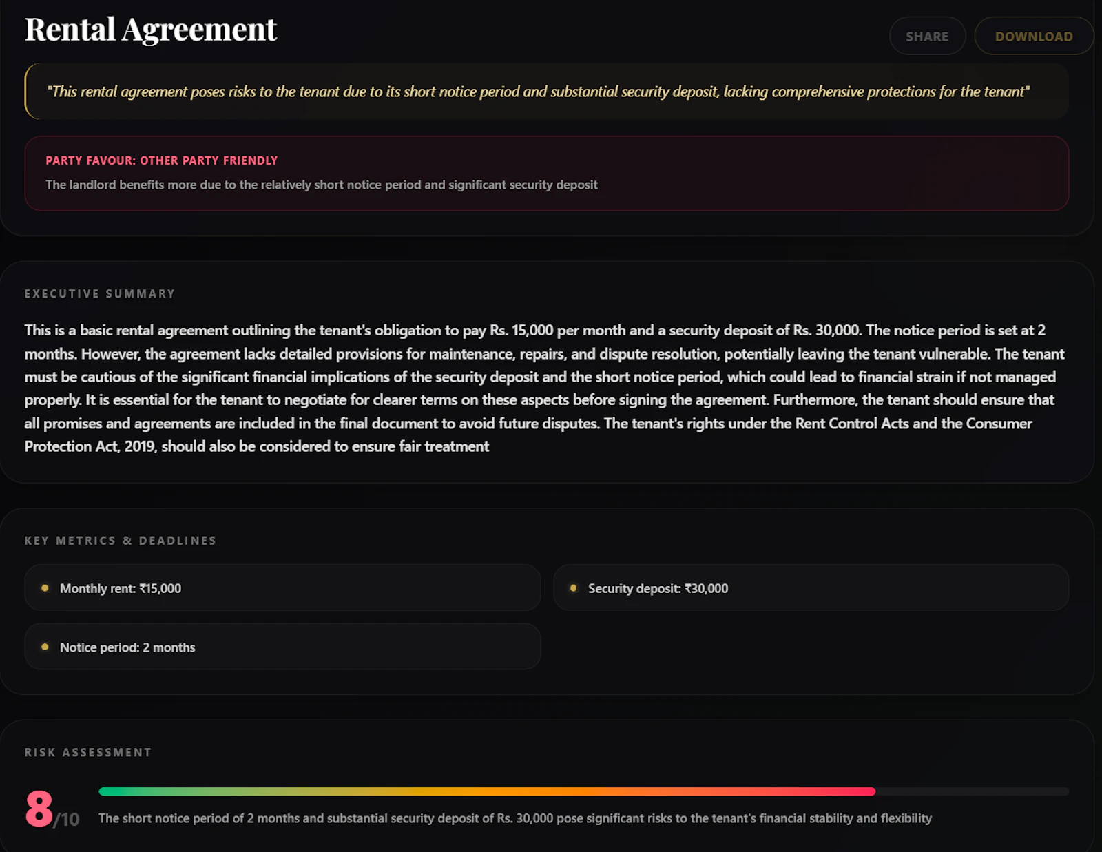 Lexalyze screenshot 3