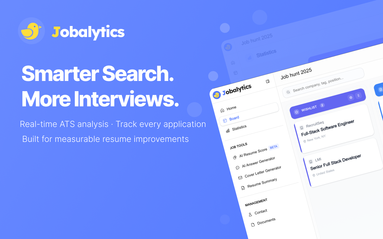 Jobalytics gallery image