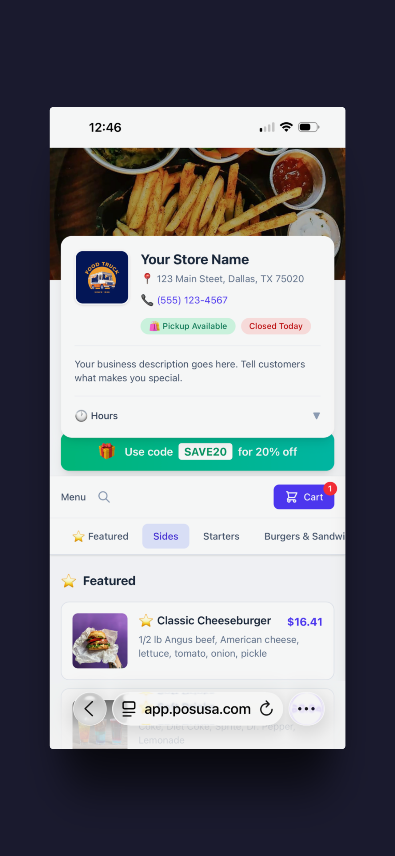 POS USA - Screenshot 5 showing product features and functionality