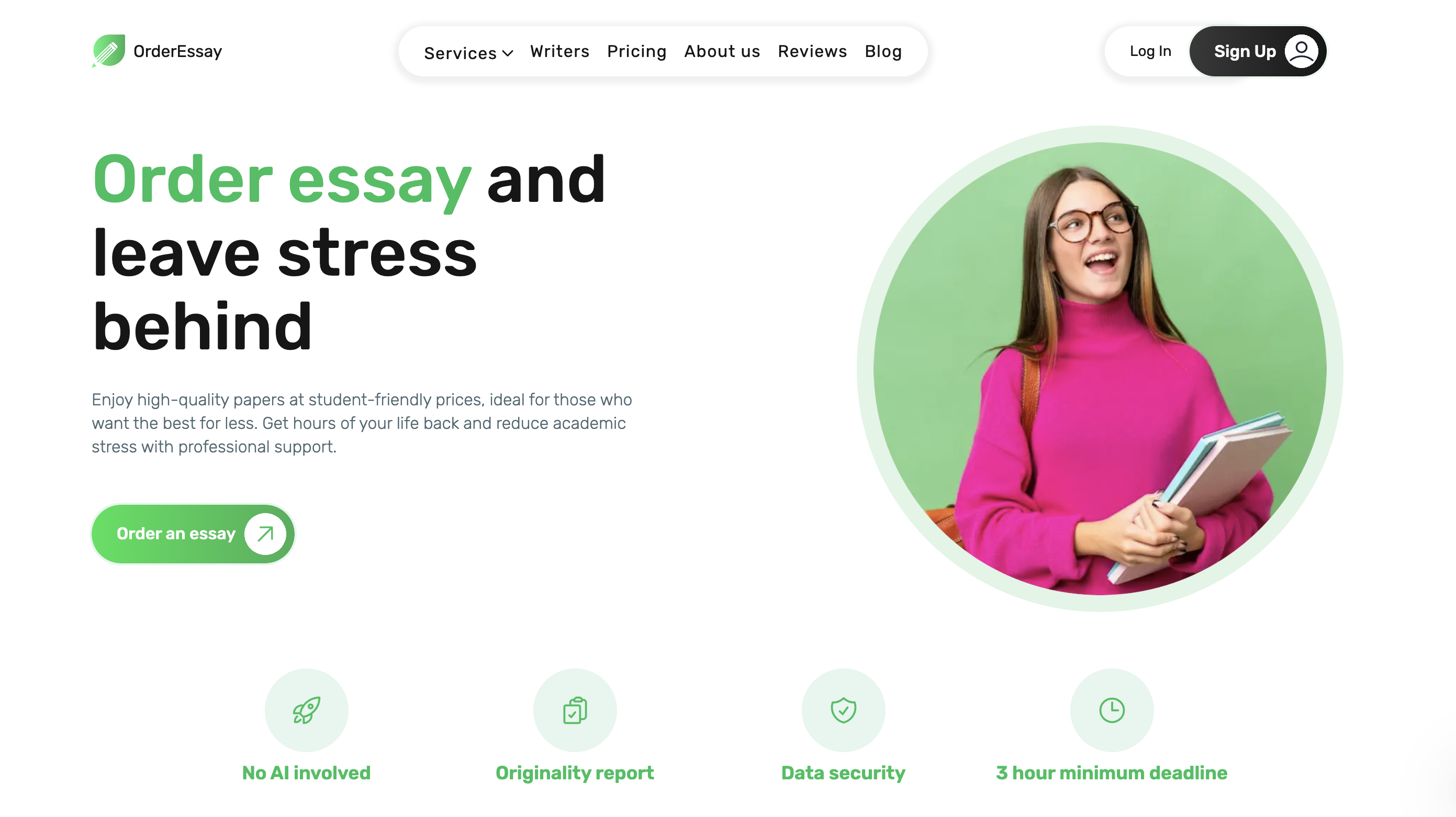 OrderEssay - Order essay and leave stress behind media 1