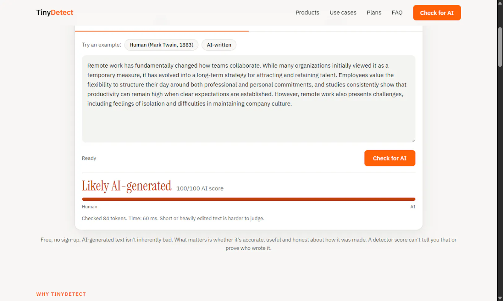 TinyDetect screenshot 2