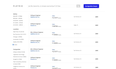Platrio - H-1B Visa Explorer gallery image