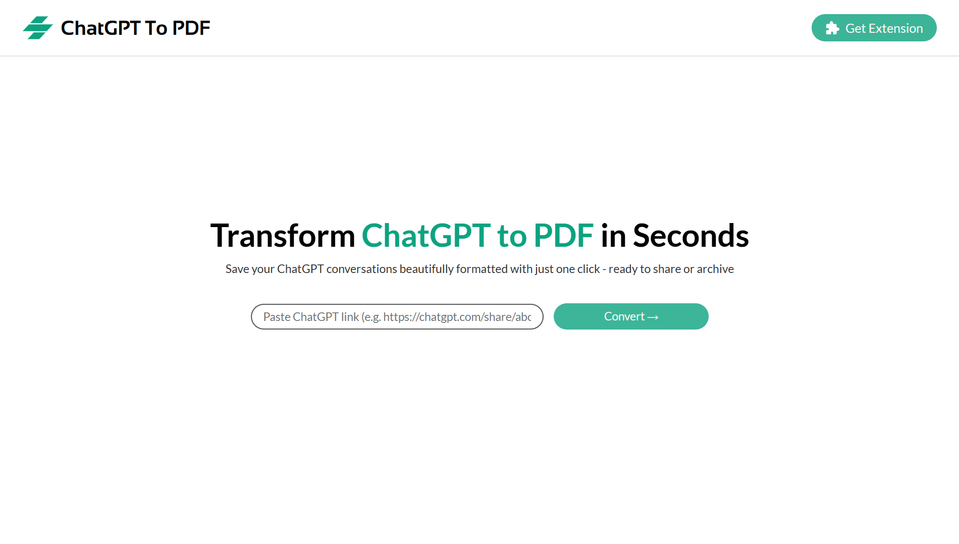 ChatGPT To PDF gallery image