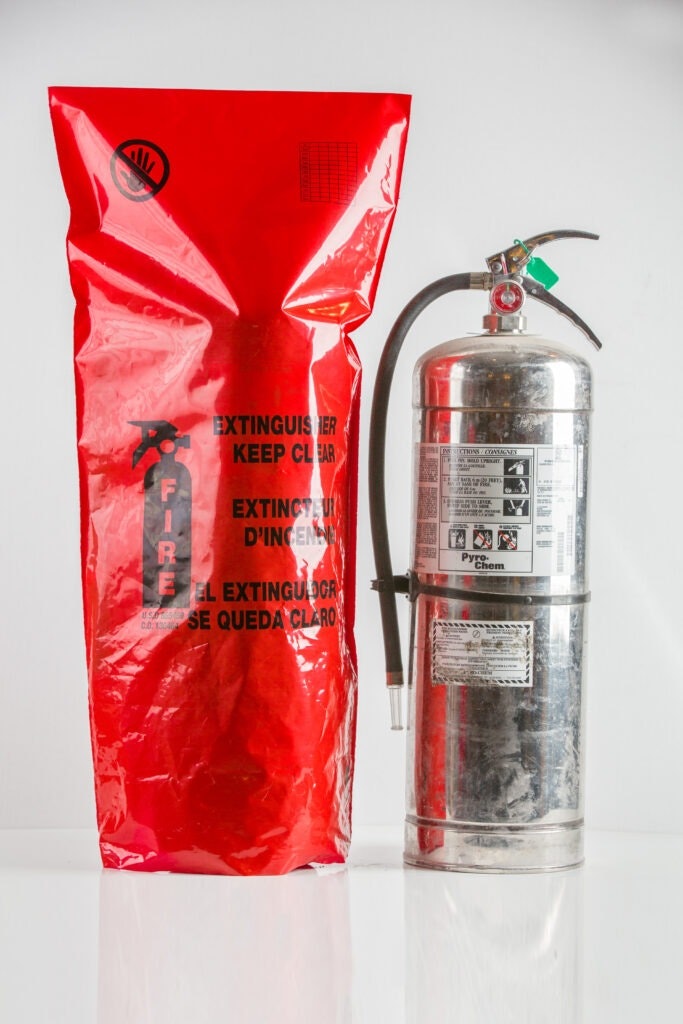 Fire Extinguisher Cover - Main product screenshot demonstrating key features and user interface