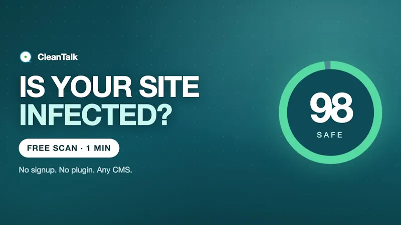 CleanTalk Website Malware Scanner screenshot 1 (video preview)